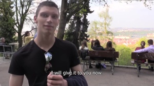 CzechHunter: Young perfect Czech guy college student in park
