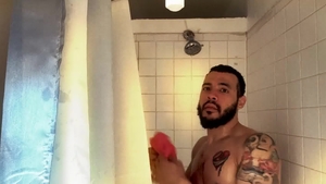 DrillMyHole.com - Elijah Wilde masturbating with big dildo