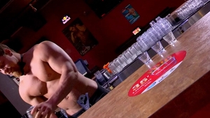 Maskurbate: Erotic Brad got fucked hard in the bar