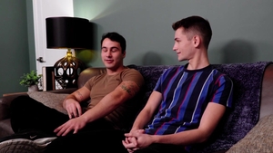 NextDoorStudios: Piercing Danny Parker jerking Trevor Harris